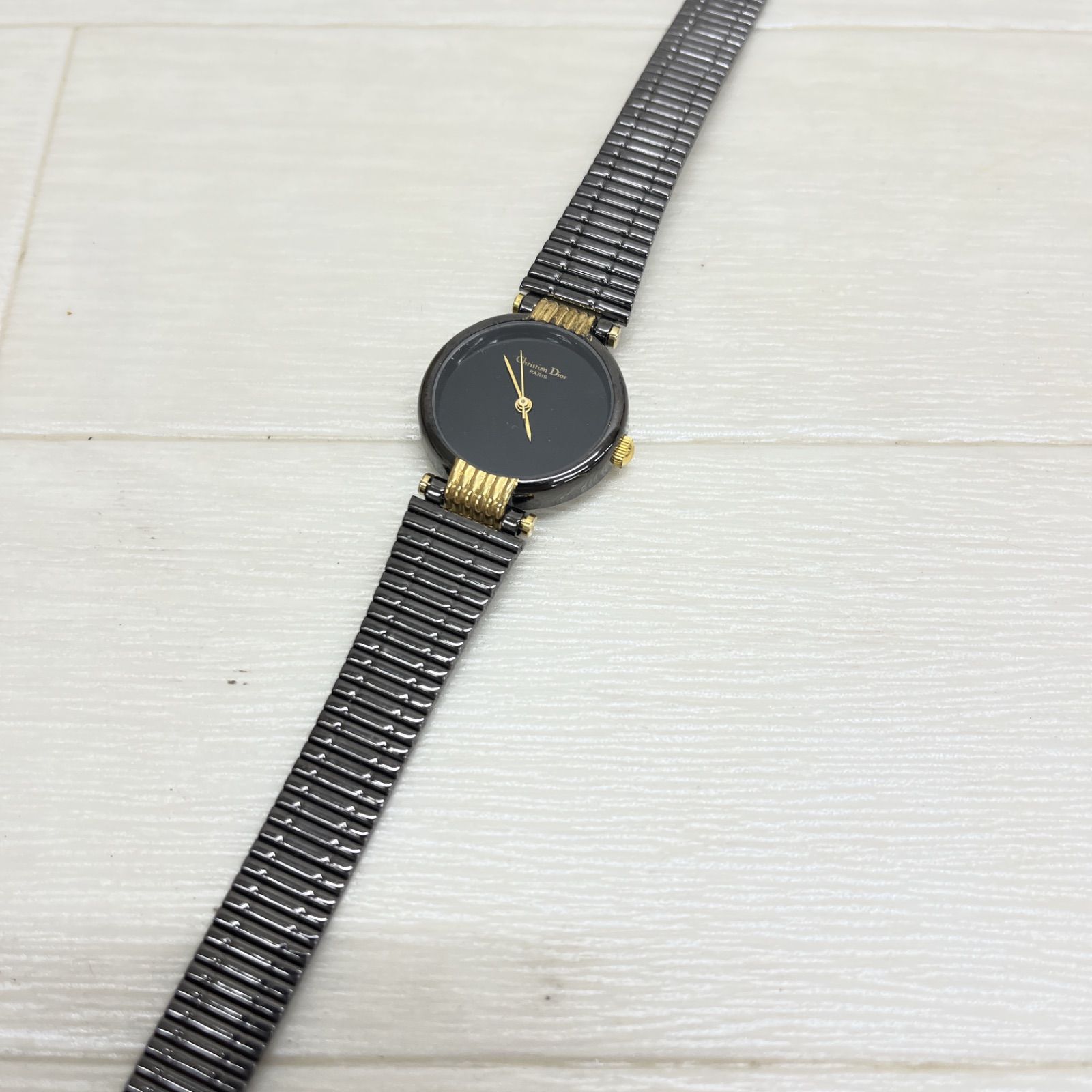 133◎ Christian Dior 19-003085-1 時計 腕時計 ブラック レディース