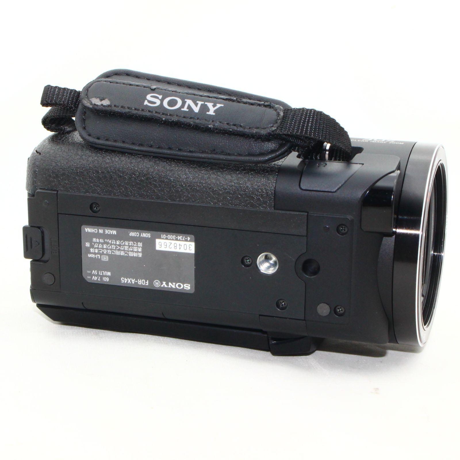 SONY ソニー 4K ビデオカメラ Handycam FDR-AX45 ブラック FDR-AX45 B