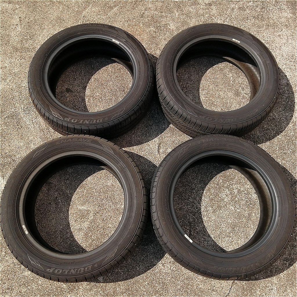 ENASAVE  185/55R16 2本　バリ山 バリ溝！185&frasl;55R16 タイヤ 2本 YOKOHAMA DUNLOP ENASAVE EC202 185
