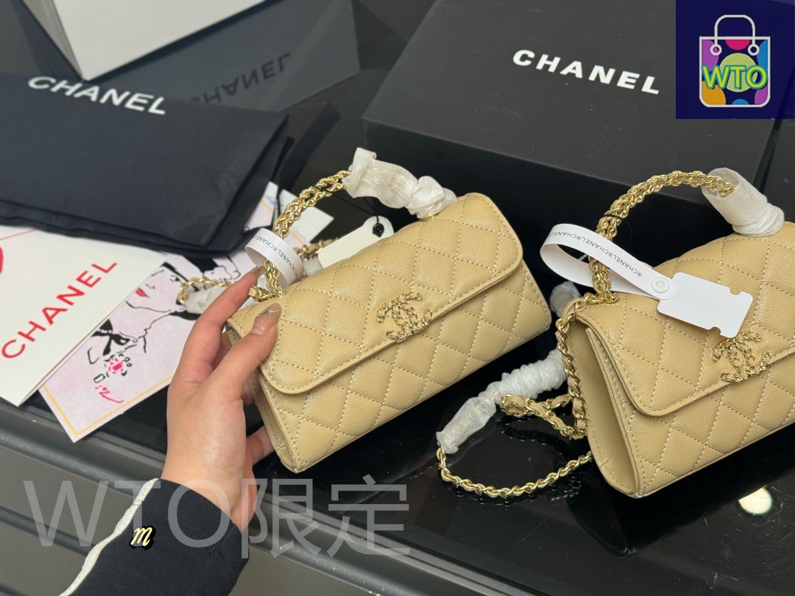 今日特価】Chanel シャネル 23Pケリー フルパッケージ付き