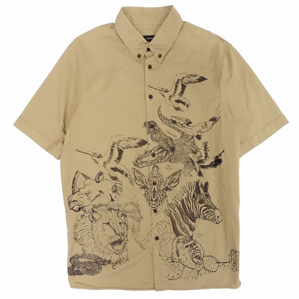 D SQUARED2☆半袖 柄入り Ｔシャツ Dsquared2 ／ディースクエアード2】 半袖Tシャツ/ドラゴン