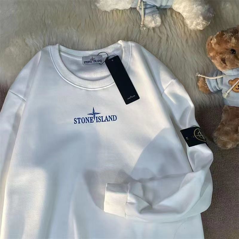 新品 stone island ストーンアイランドトレーナー 白 STONE ISLAND 