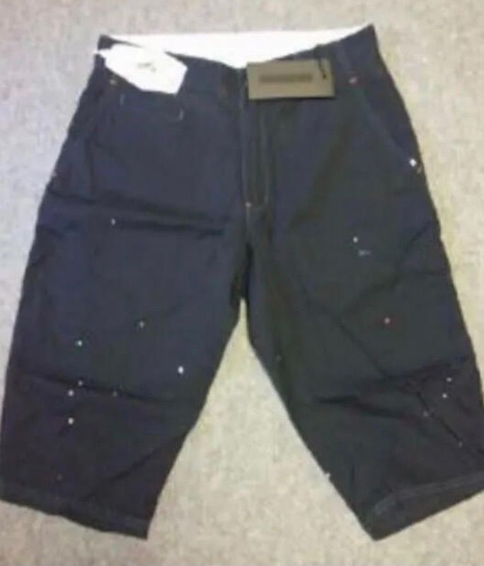 ネイバーフッド☆ペンキ加工 ハーフパンツ(^。^) ネイバーフッド☆ペンキ加工 ハーフパンツ(^。^) - メルカリ