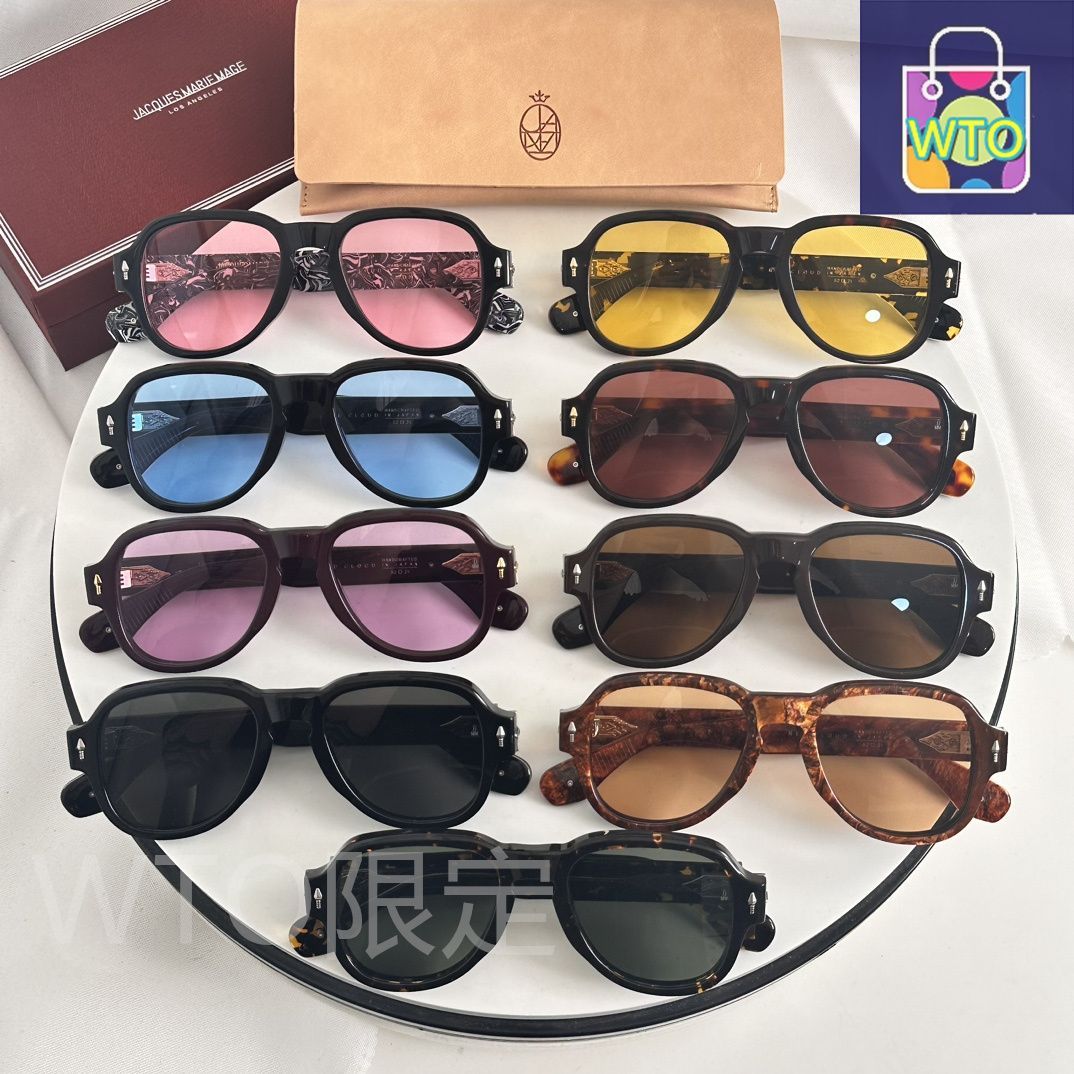 アンティーク 未使用 セル巻 一山 黒縁 丸眼鏡 昭和 レトロ