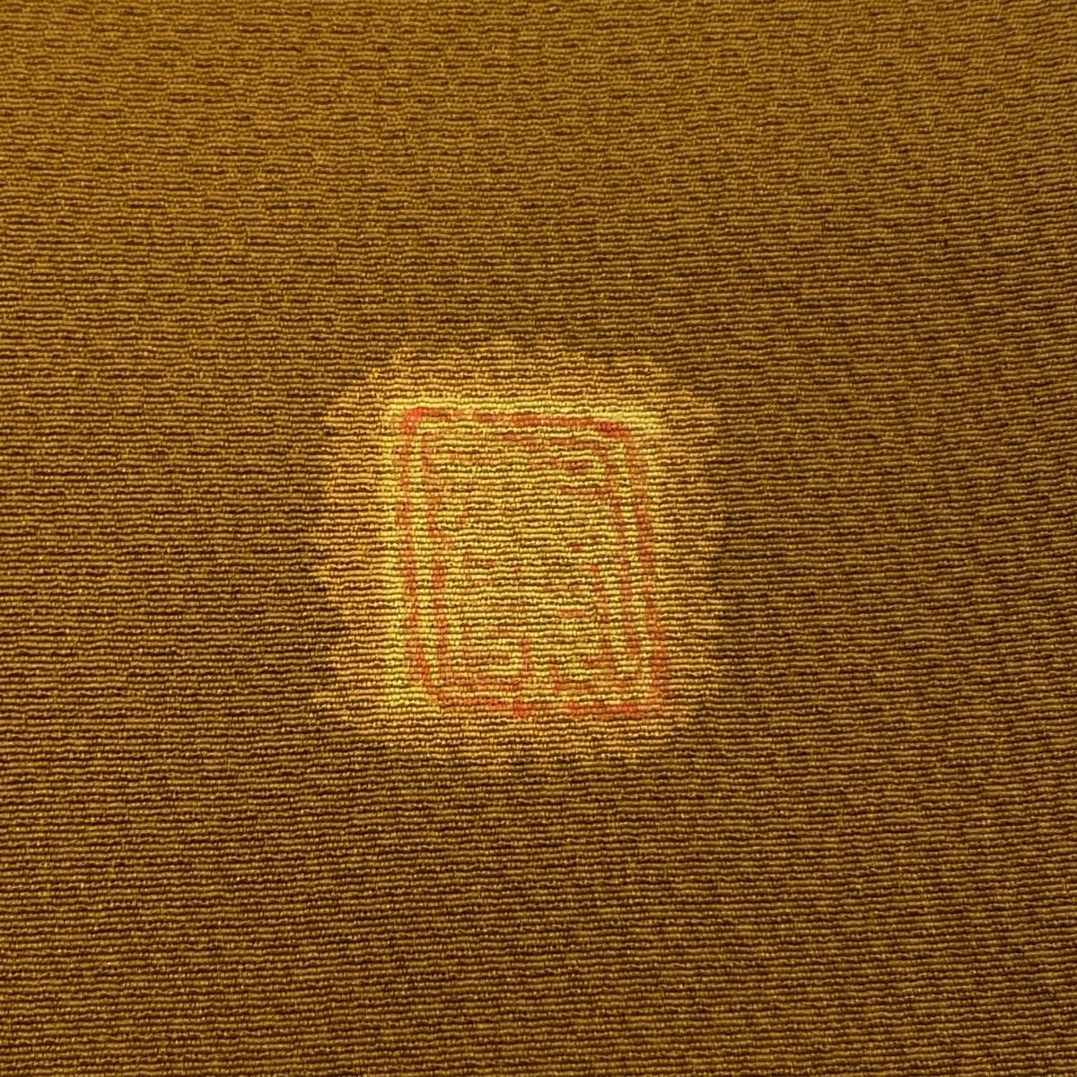 染め分け 黄土色