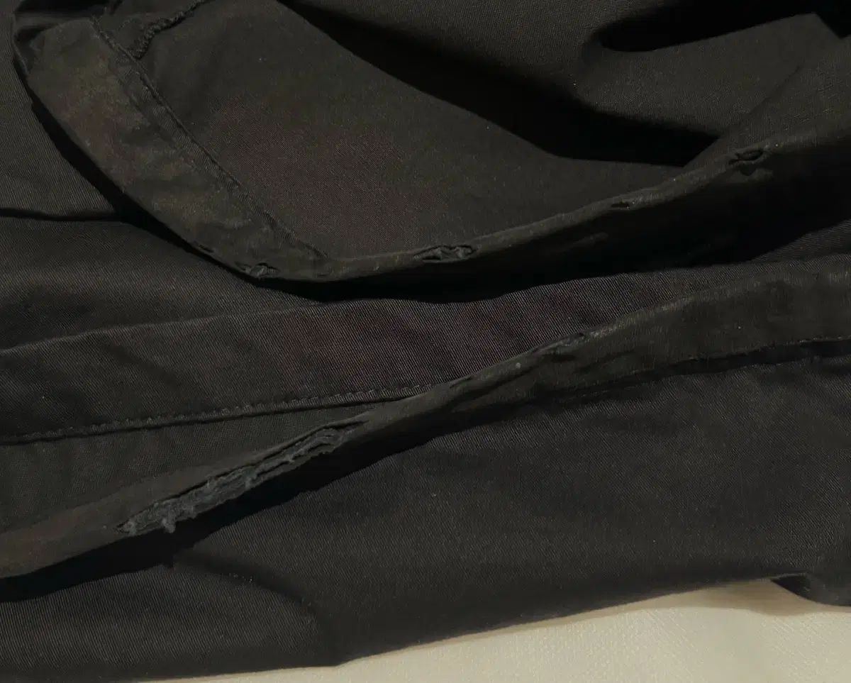 3 ポリテルー サイド カーゴ パジャマ パンツ ブラック