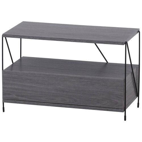 【新品・2営業日で発送】FUIBOEKI 不二貿易 EZBOワイヤー TVラック GY 品番:77569