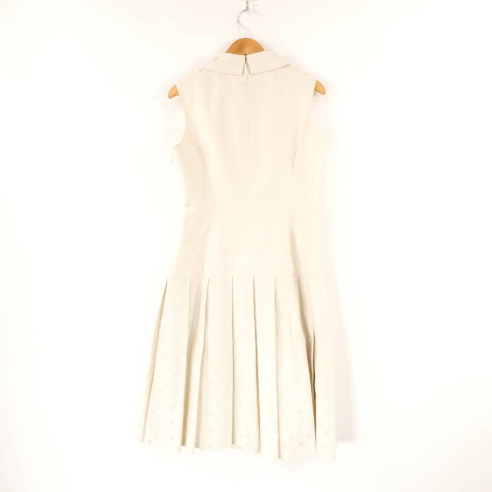 難有 Rene ルネ 6516480 ワンピース 34 S コットン 他 襟付き ドット柄