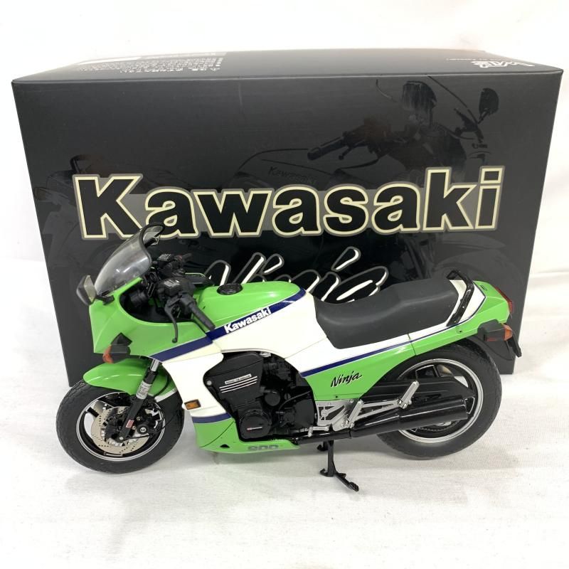 【中古】現状品)1/12 カワサキ GPZ900R Ninja(A2) ライムグリーン×ポーラホワイト WIT’S[91][240091385806] 中古】現状品)1/12 カワサキ GPZ900R Ninja(A2) ライムグリーン