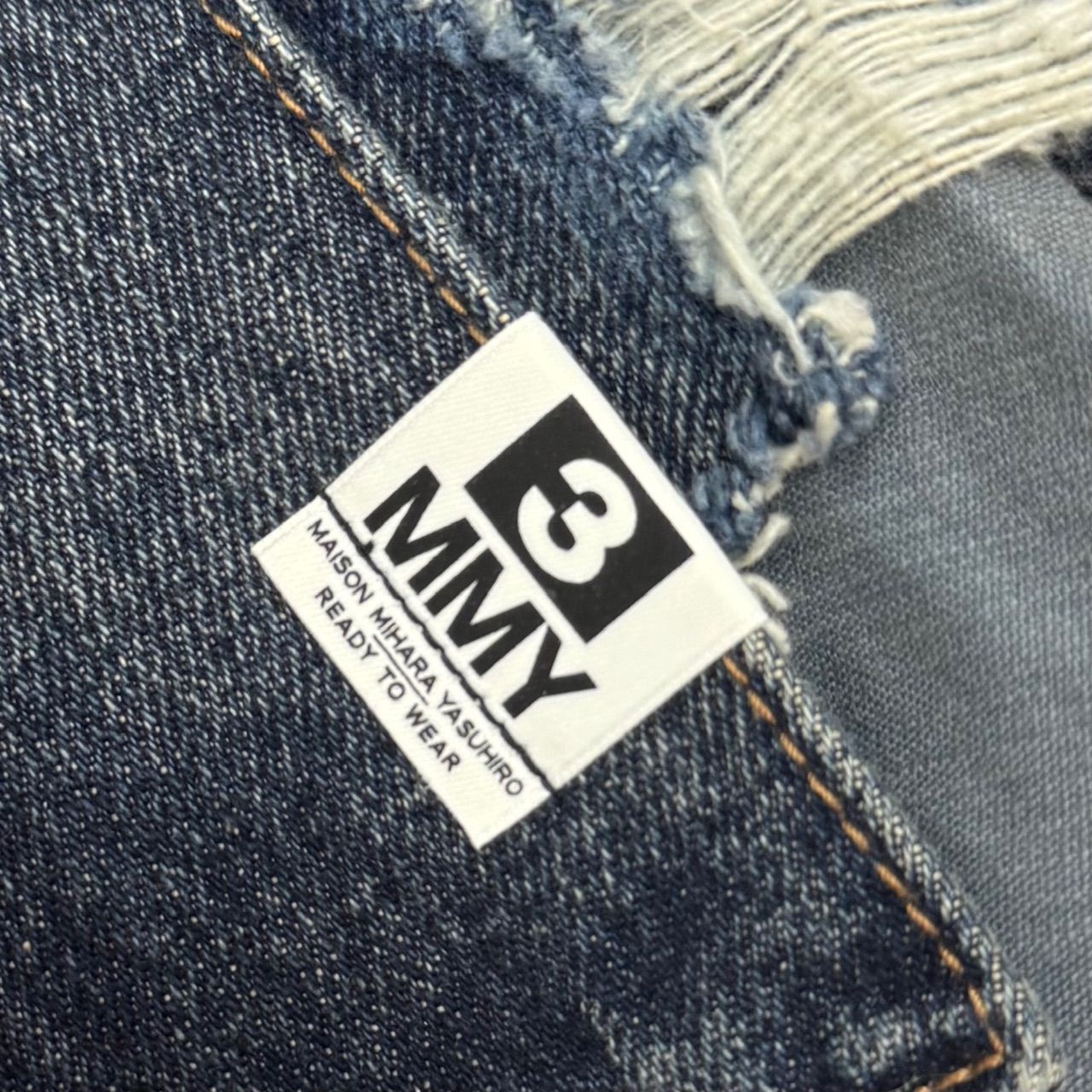 参考上代126500円 Maison MIHARA YASUHIRO DOUBLE LAYERED DENIM
