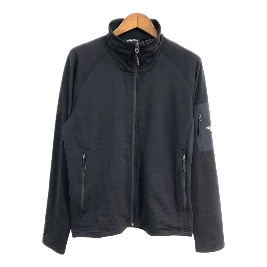 THE NORTH FACE ノースフェイス ソフトシェルジャケット アウトドア ブラック (メンズ L) 中古 古着 R3711