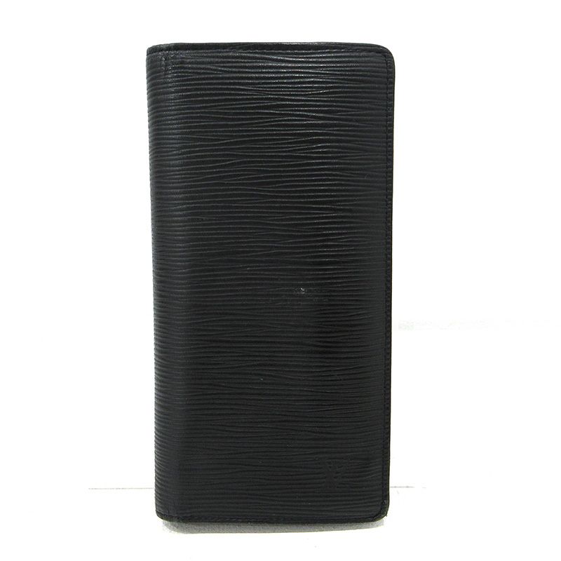 【三重本店】  LOUIS VUITTON | ルイ・ヴィトン ポルトフォイユブラザ 二つ折り長財布 M60622 エピ ブラック 【125】