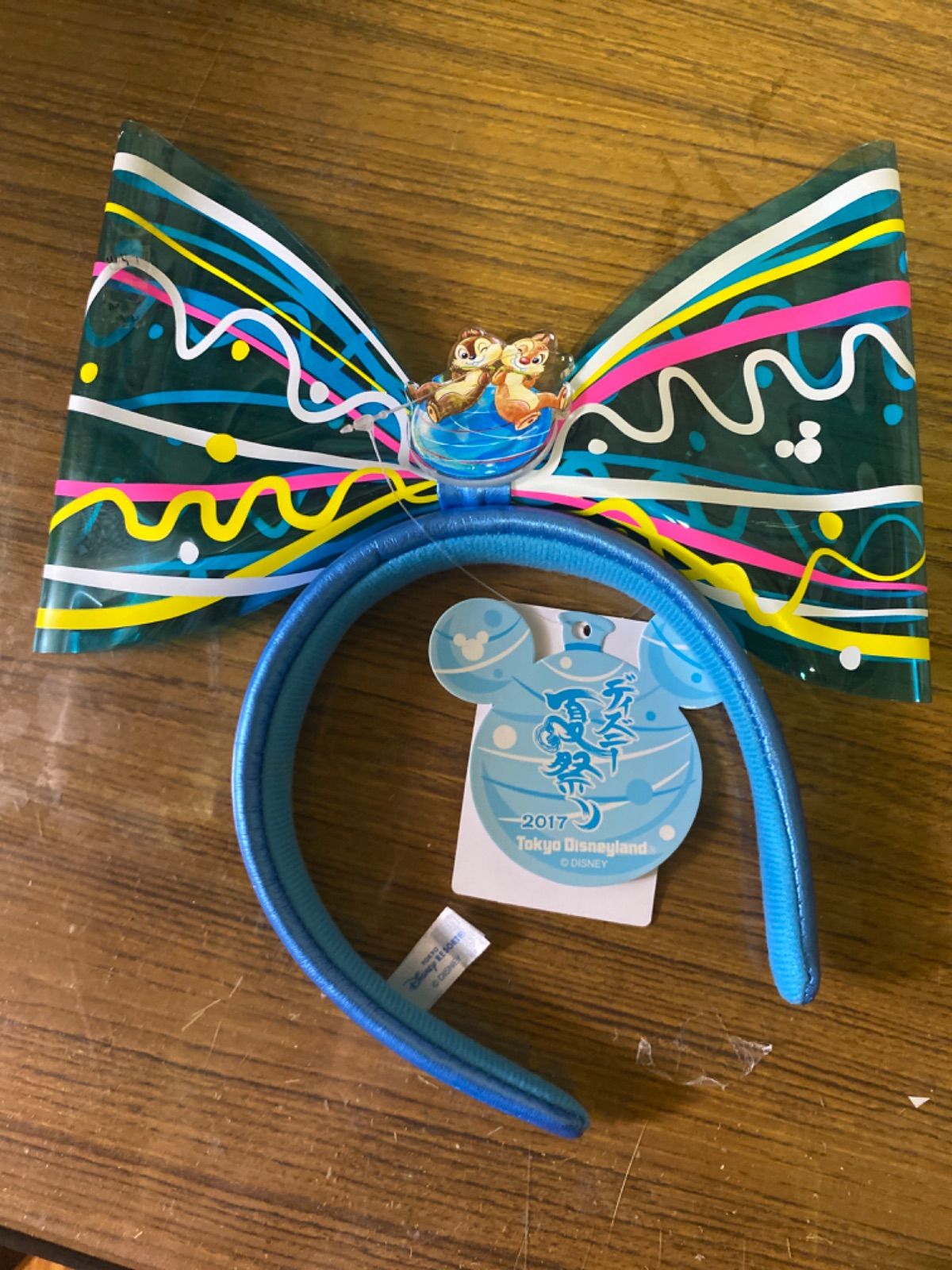 メルカリshops 東京ディズニーランド ディズニー夏祭り カチューシャ チップ デール 新品