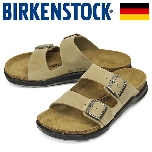 BIRKENSTOCK ビルケンシュトック 1029765 ARIZONA CT アリゾナ クロスタウン オイルドレザーサンダル TABACCO BROWN レギュラー幅 BI453 レギュラー幅 41-約26.5cm