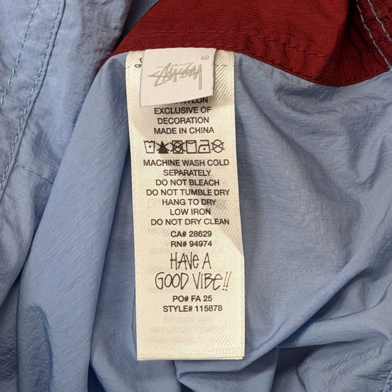 参考上代38500円 Stussy WARM UP PULLOVER ウォームアッププルオーバー 