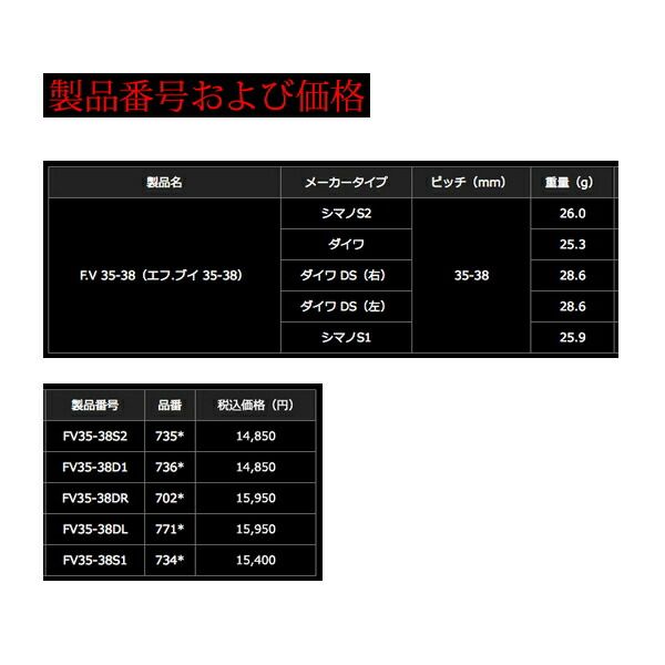 リブレ ショップ エフブイ 35-38 FV35-38S2 シマノS2用 ブラック