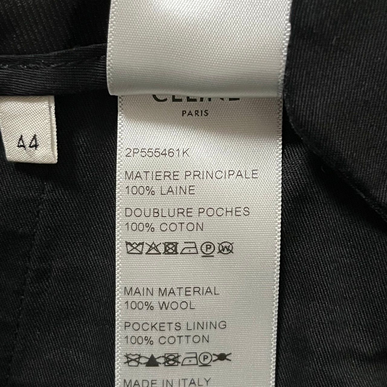 CELINE セリーヌ SKATE PANTS IN STRIPED WOOL GABARDINE CELINE セリーヌ SKATE PANTS IN STRIPED WOOL GABARDINE