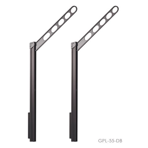 ホスクリーン 川口技研 物干し金物シリーズ GPL型 GPL-55 2本入り 設置1セット