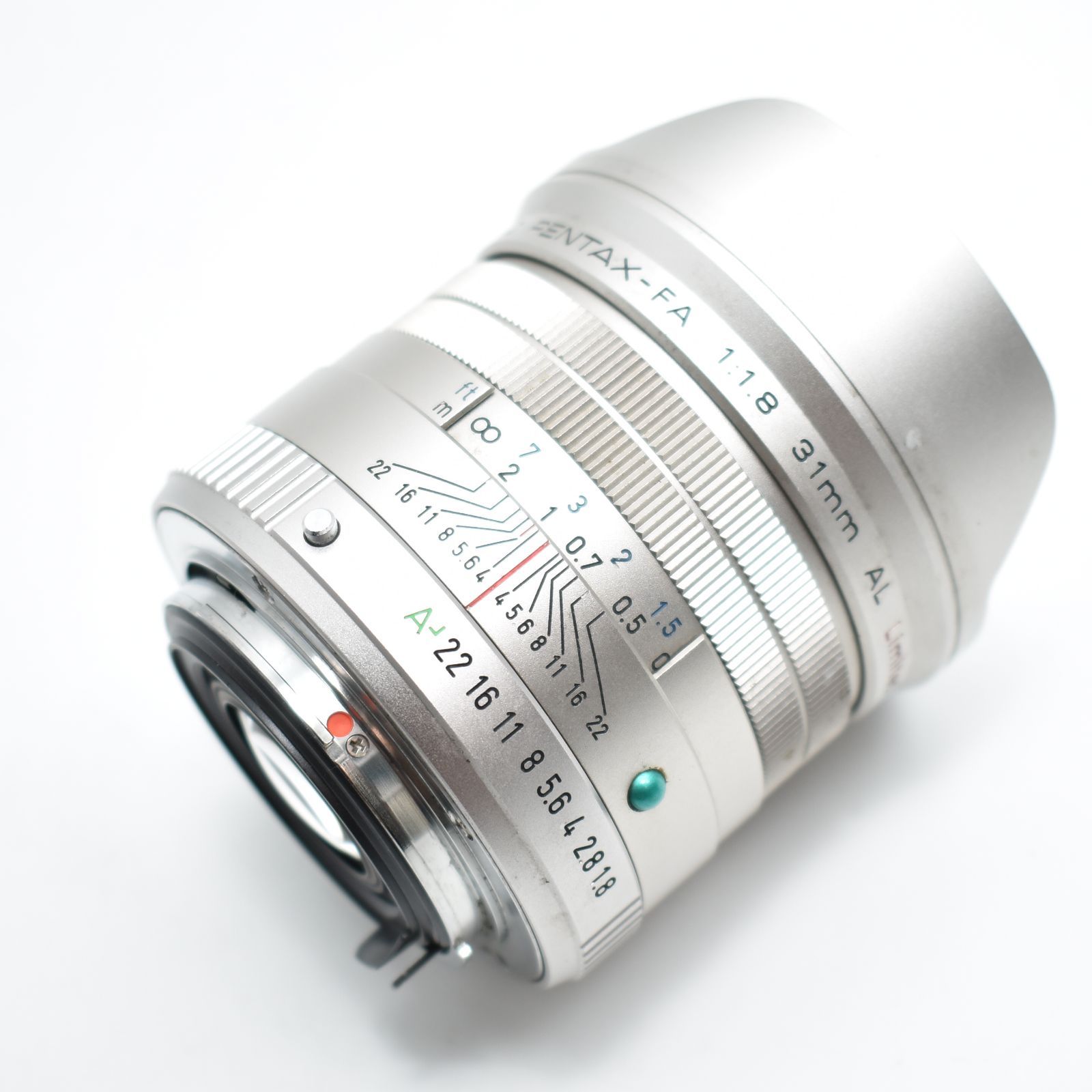 B#8399 smc PENTAX-FA31mmF1.8AL Limited シルバー 広角単焦点