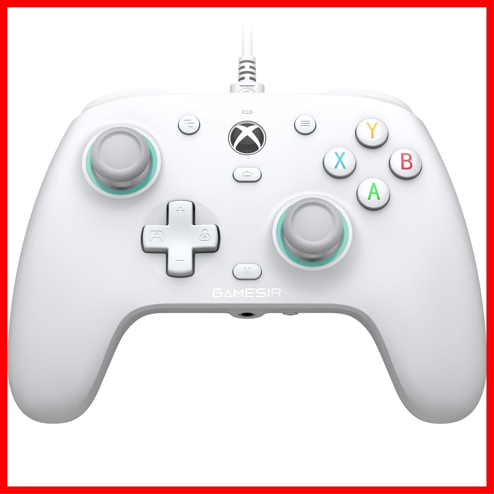 One Windows Xbox 10|11用 Xbox 有線 X|S PCコントローラー Series ホールエフェクト搭載のスティック＆トリガー Xboxコントローラー 4つ振動モーター SE 3.5mmオーディオジャック付き G7 アプリGameSi