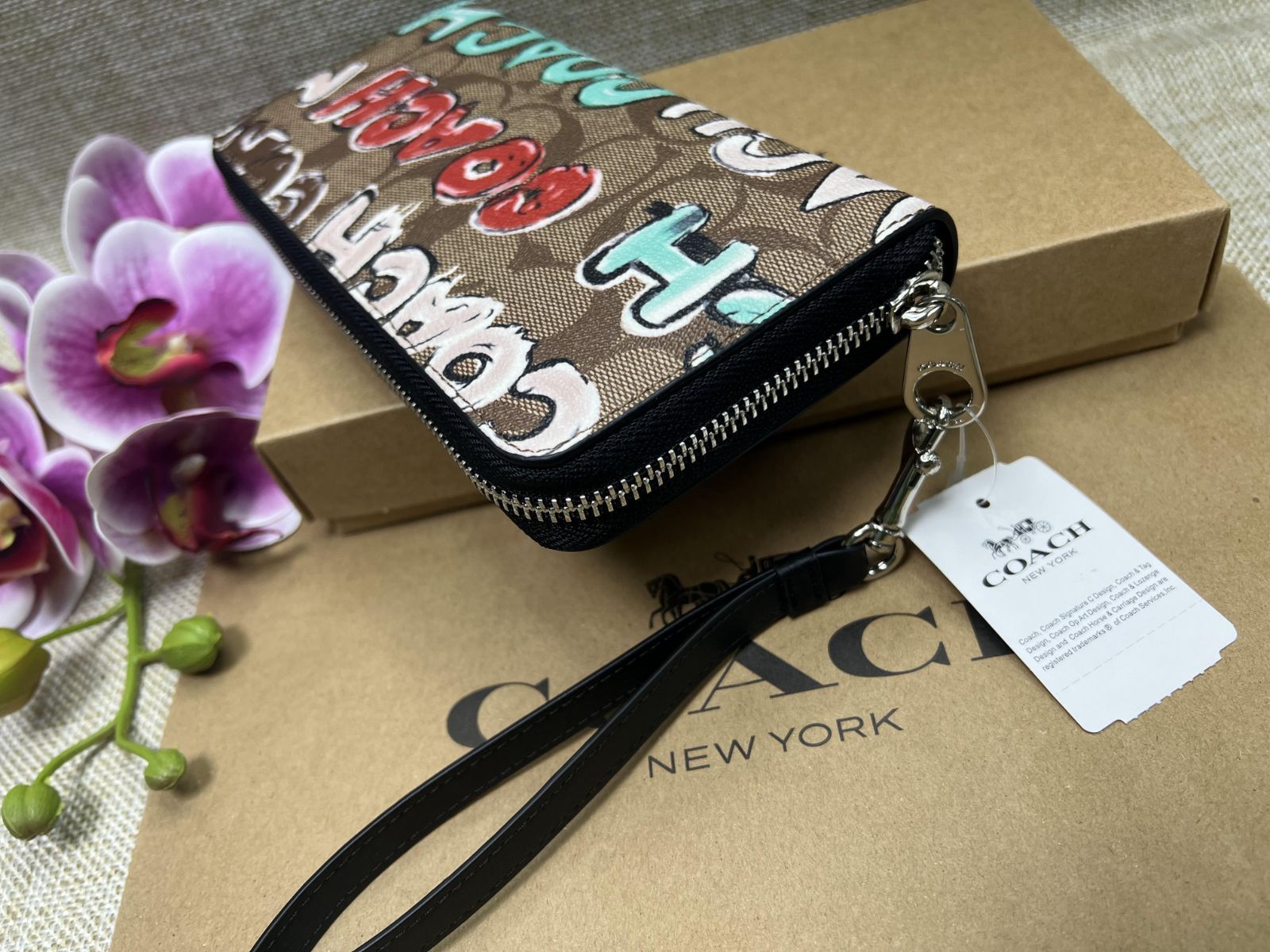 コーチ 長財布 COACH 財布 シグネチャー ミント サーフ COACH X MINT + 