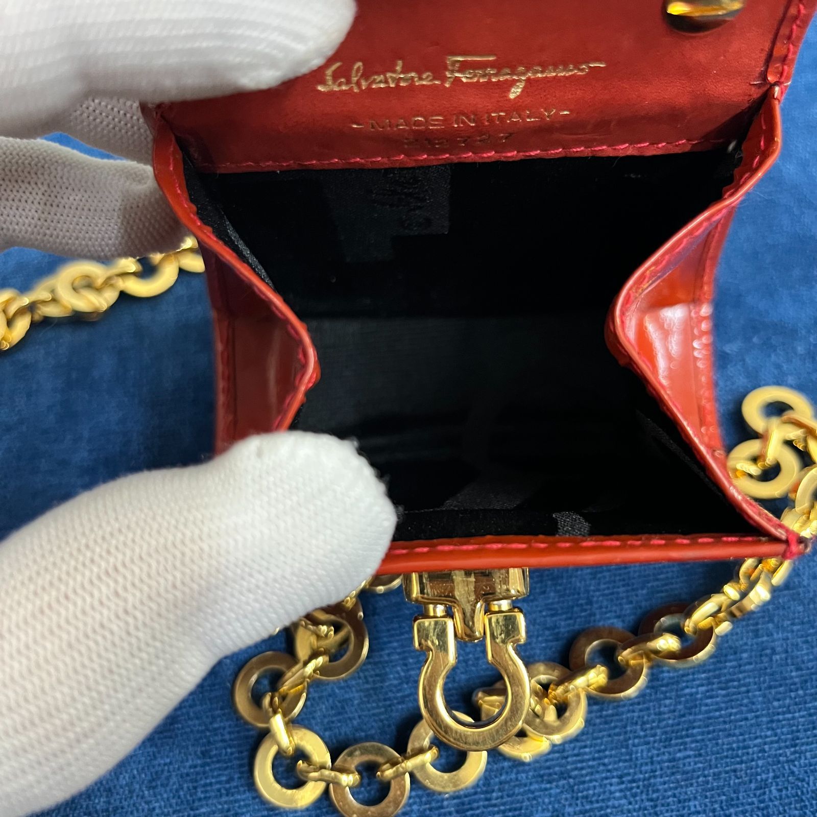 レア 希少 サルヴァトーレ フェラガモ salvatore ferragamo イタリア製