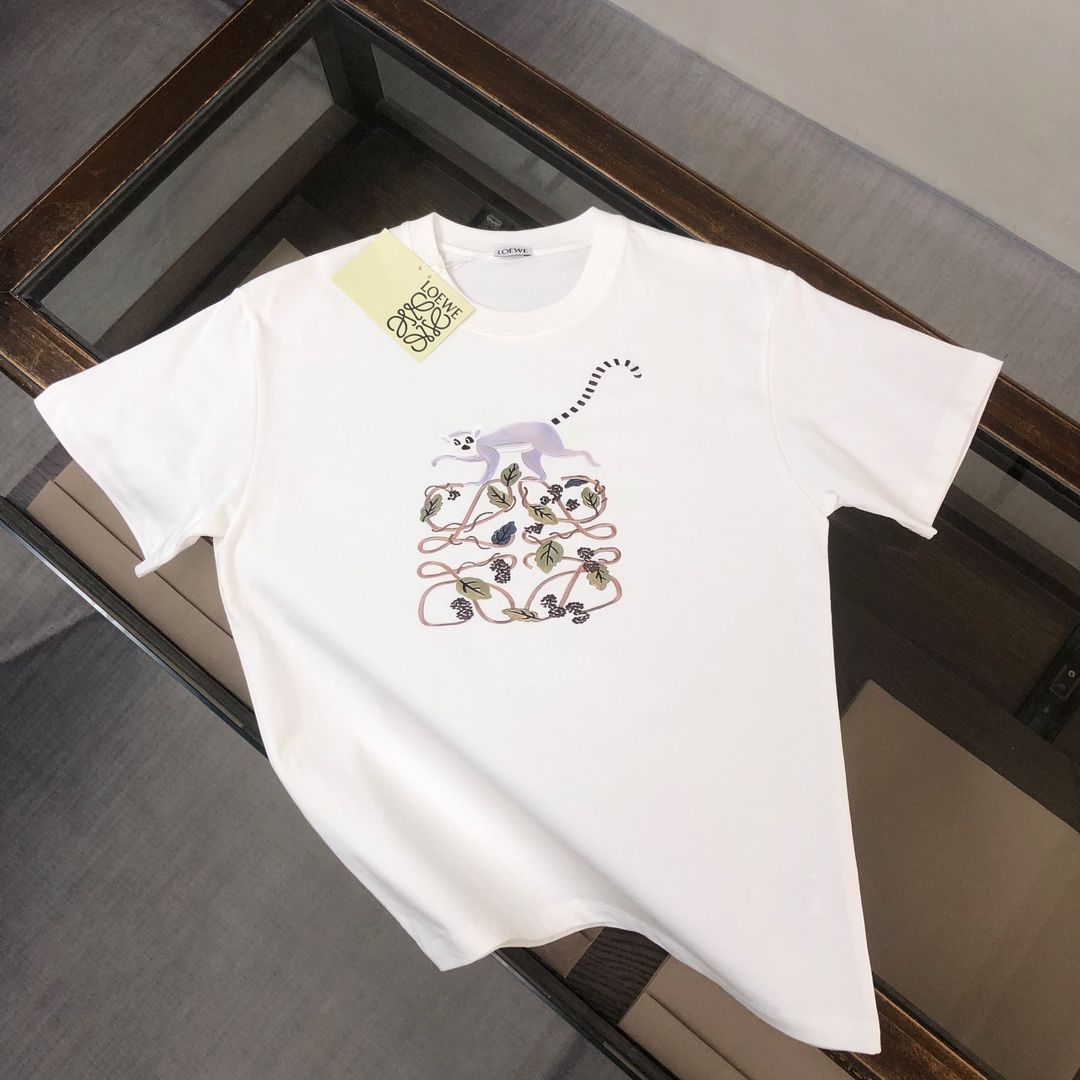 パリコレクション 本日限定特価】LOEWE 春夏 [本日特価|新品 ロゴプリントTシャツ トップス