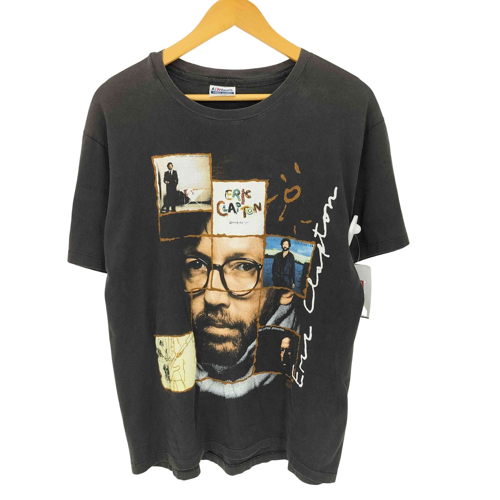 Hanes(ヘインズ) 90S 1992 ERIC CLAPTON JOURNEYMAN  Tシャツ メンズ import：L 【中古】【ブランド古着バズストア】 ヘインズ Hanes 90S 1992 ERIC CLAPTON JOURNEYMAN Tシャツ メンズ