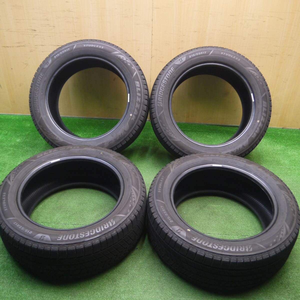 バリ溝 BRIDGESTONE ブリザック VRX3 195/65R15 4本 送料無料バリ溝年式21