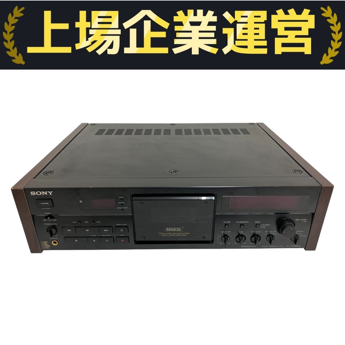 SONY TC-K555ESL カセットデッキ 音響機材 ジャンク O10373725