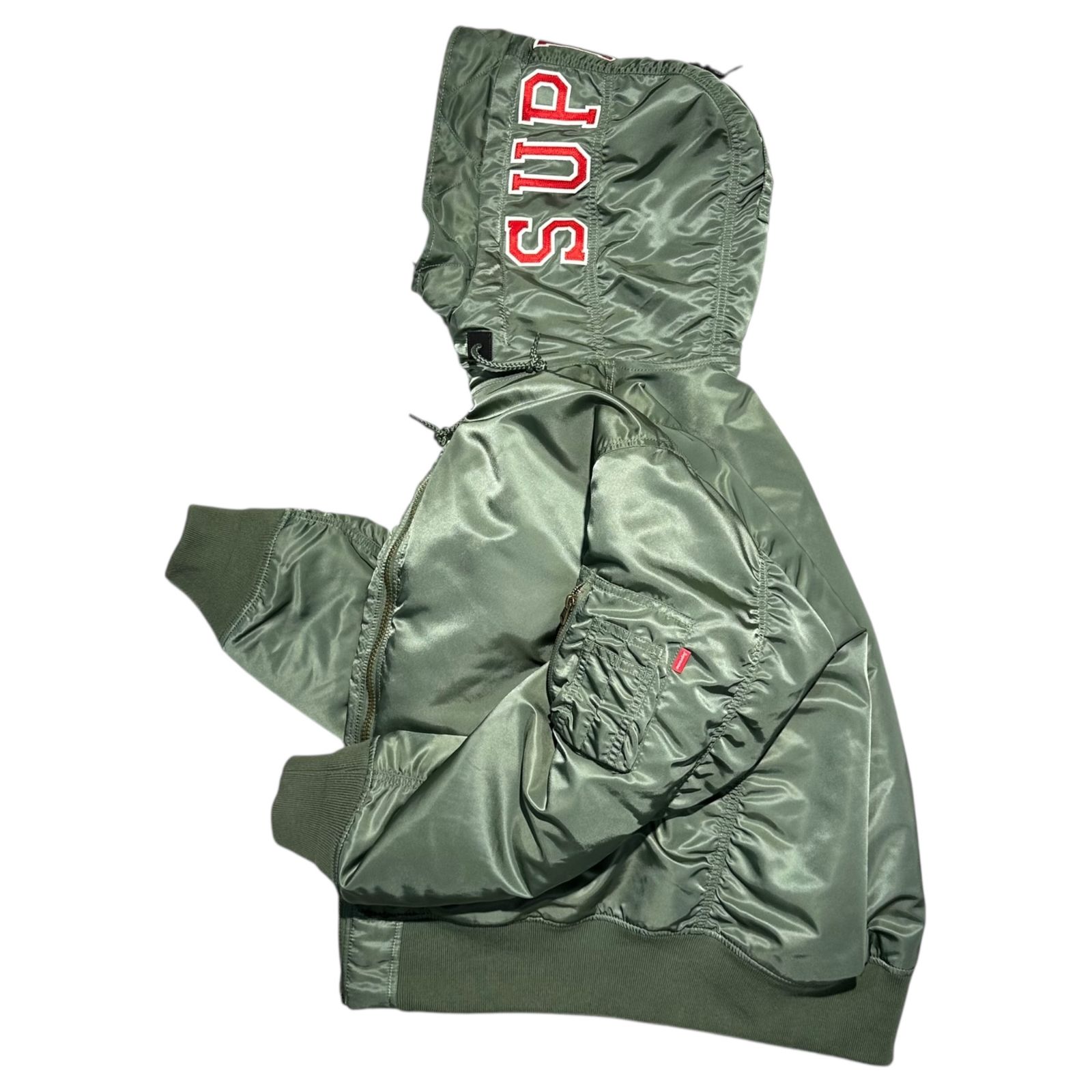 SUPREME(シュプリーム) 21AW Hooded MA-1 フーデット ミリタリー