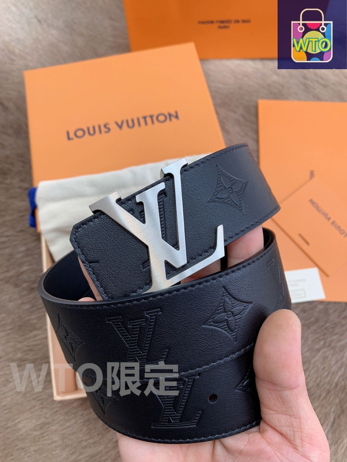 ルイ・ヴィトン /LOUIS VUITTON /ベルト メンズ/ブラック | 買蔵杉田店