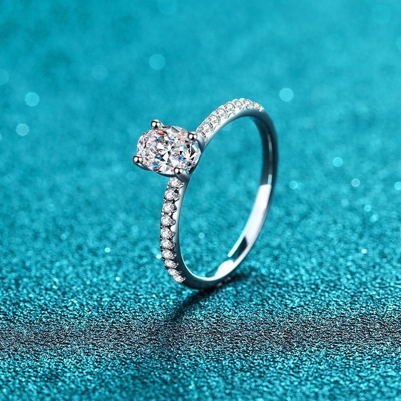 完売続出】モアサナイト1ct×シルバー925 リング