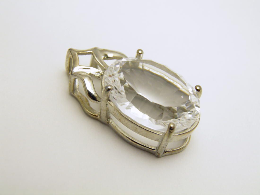 アモルファス水晶ペンダントヘッド アモルファス水晶ペンダントヘッド