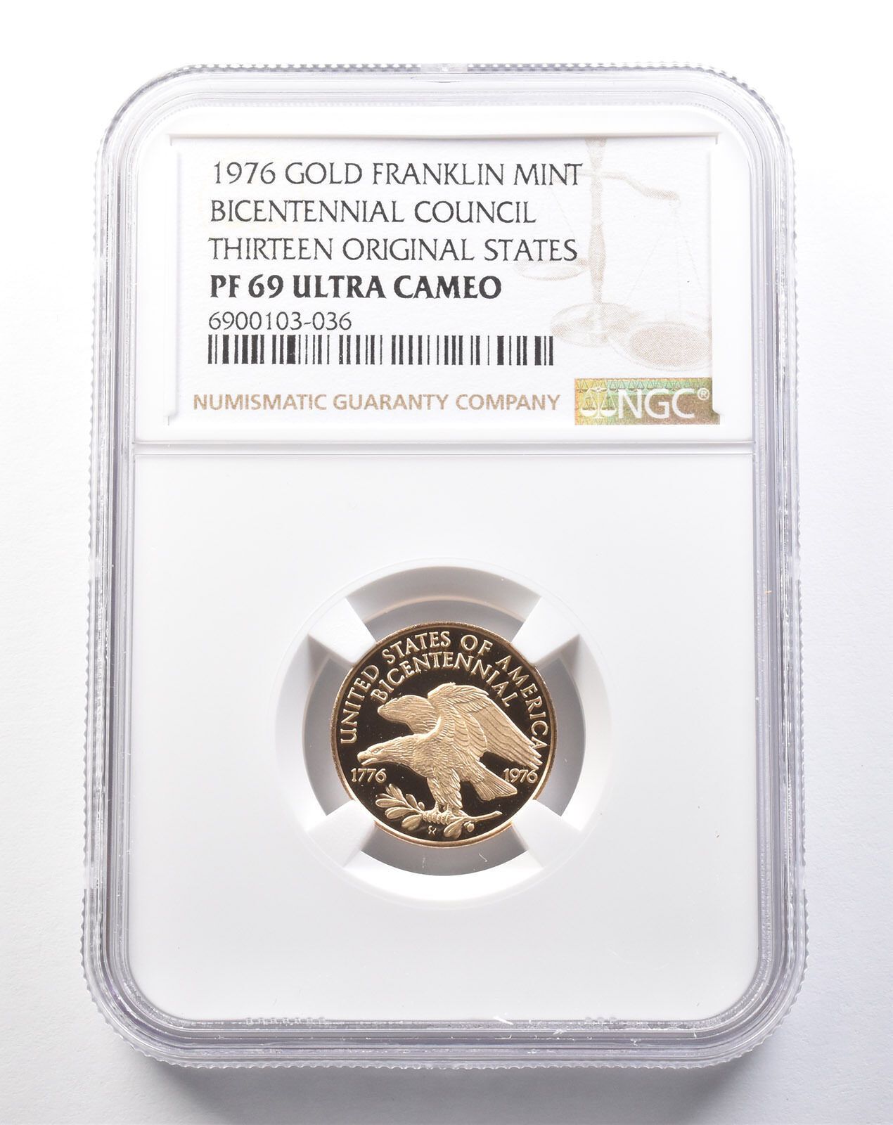 米国フランクリン・ミント 金貨 NGC PF70 ショーニー族