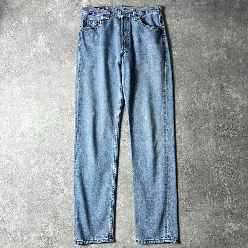 90s USA製 Levis 501 ストレート デニム パンツ 33 34 / 90年代 