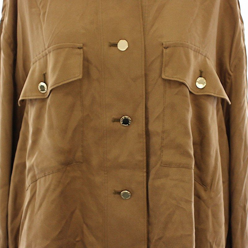 マッキントッシュ ロンドン MACKINTOSH LONDON フィブリルサテンシャツ ブラウス 長袖 38 茶 ブラウン G5M01-203-42 /YT レディース マッキントッシュ ロンドン MACKINTOSH LONDON フィブリルサテン