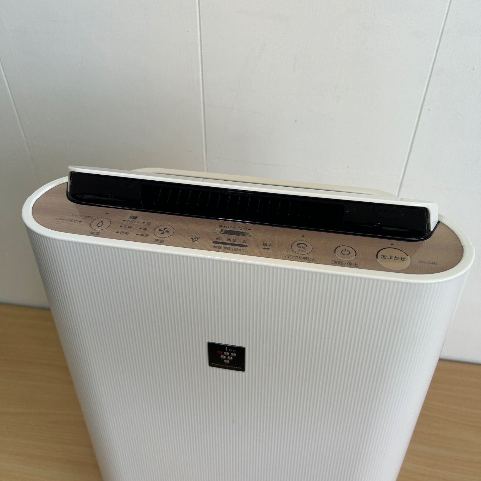 美品】SHARP シャープ 加湿空気清浄機 KC-G40-W 2019年製 クリーニング 