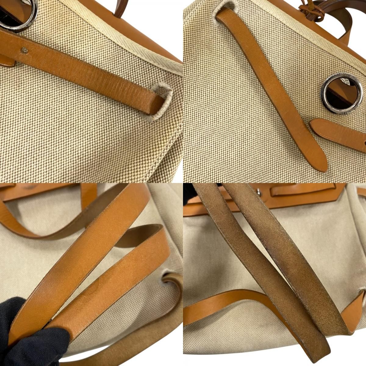 エルメス エールライン アド MM ハンドバッグ リュック 2点セット