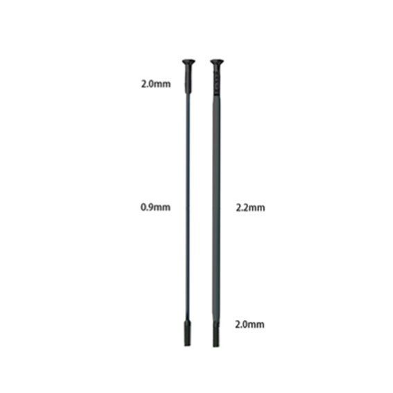 SAPIM サピム CX-RAY 14G ストレート 256mm ブラック 20本 自転車 