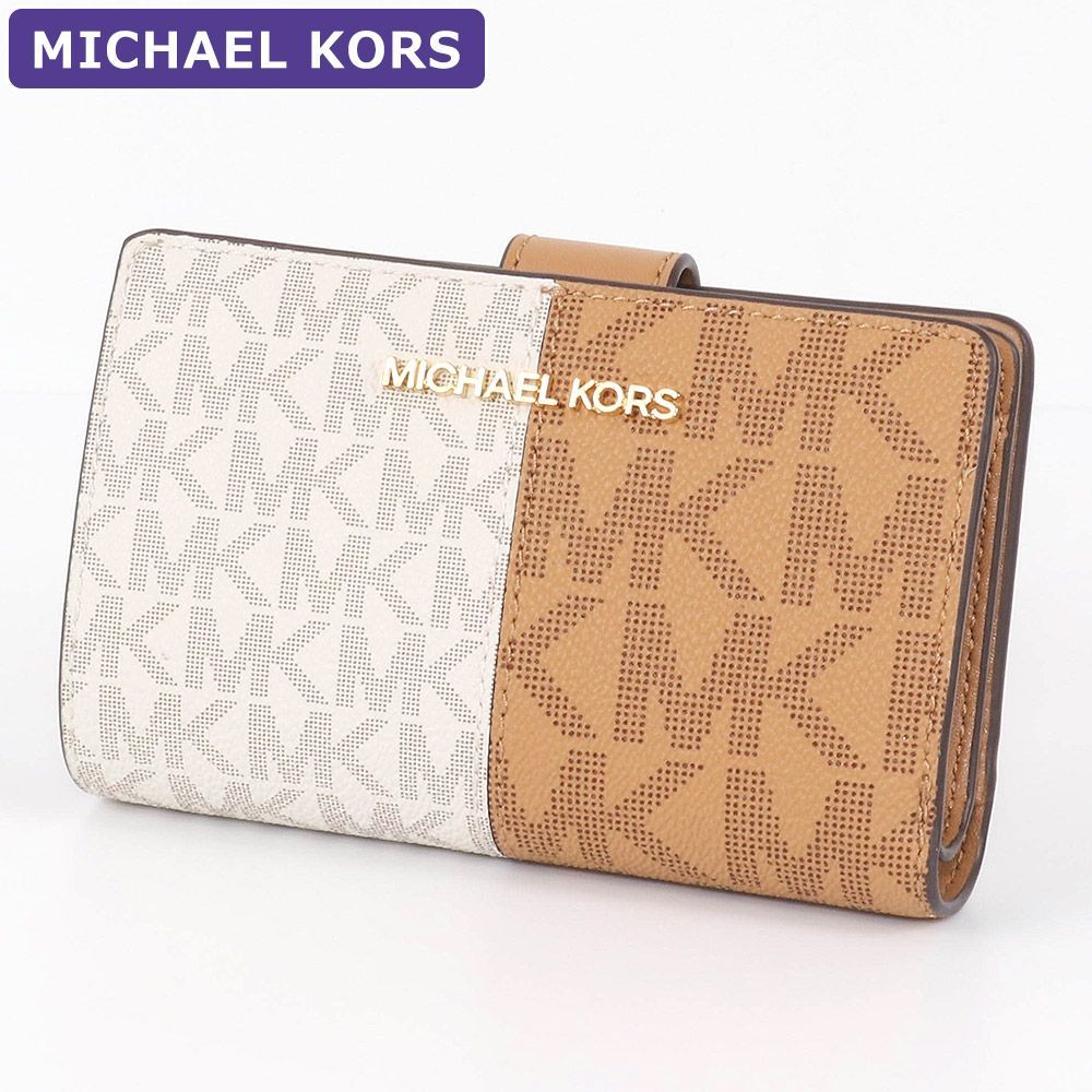 マイケルコース MICHAEL KORS 財布 二つ折り財布 35F4GTVF6B DEERMULTI シグネチャー アウトレット レディース  ウォレット 新作 新品 未使用品 - メルカリ