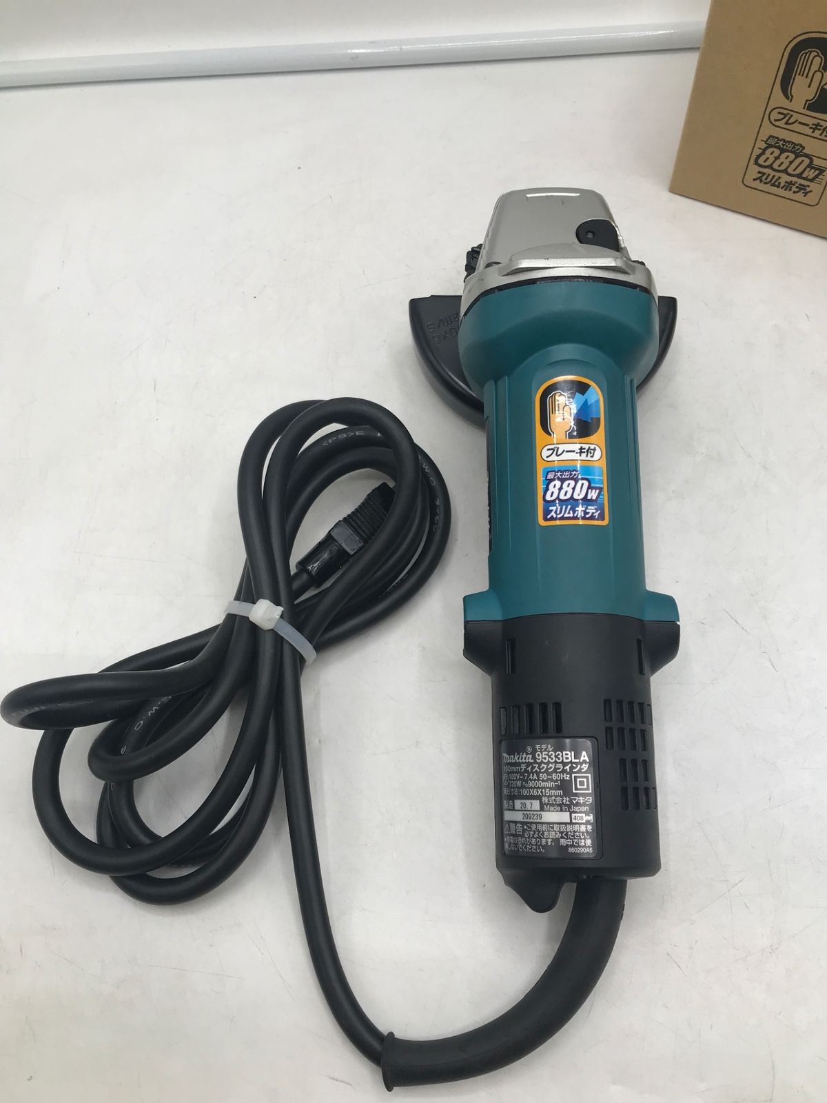 品 Makita マキタ 100mmディスクグラインダ 9533BLA ITD4F3BTY3YH エコツール岡崎岩津店 M02