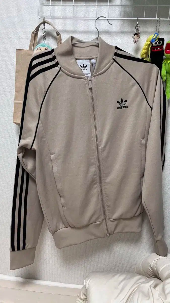adidas アディダス スーパースター トラックトップス ジャージージャケット ワンダーベージュ