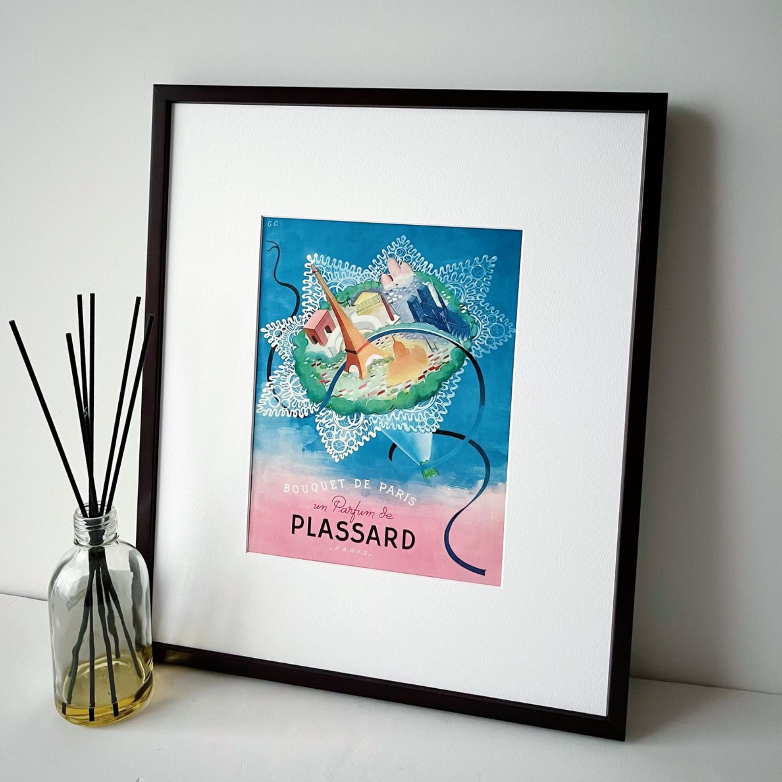 複製画 額付き：ミュシャ・「時の流れ：夜の安らぎ」 sachi ミュシャ