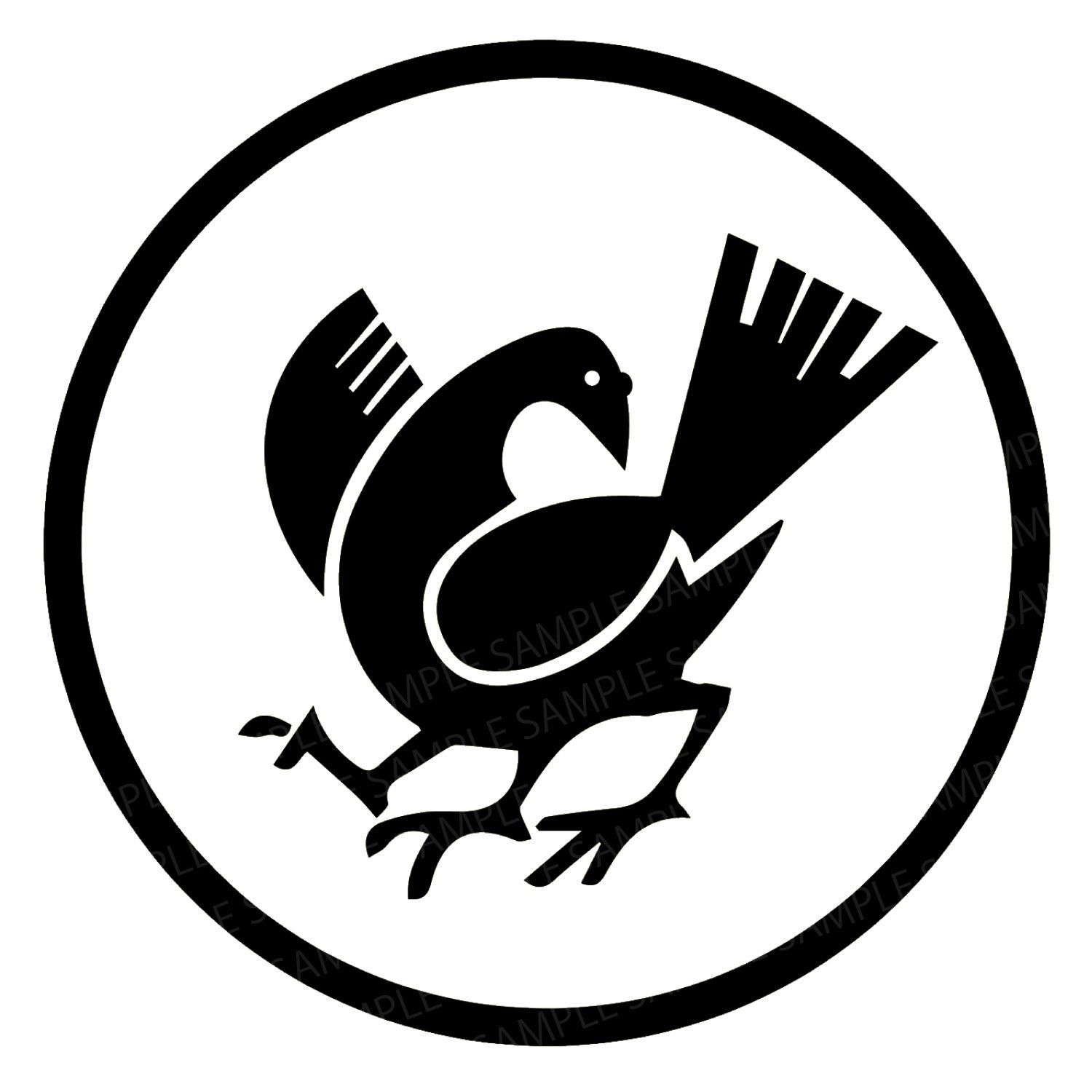 カッティングステッカー 八咫烏（ヤタガラス） 転写シール 車・バイク