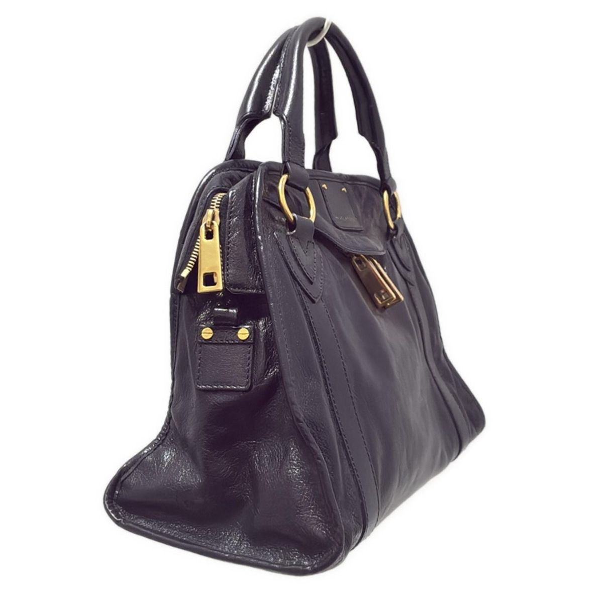 MARC JACOBS(マークジェイコブス) ハンドバッグ - 黒 レザー