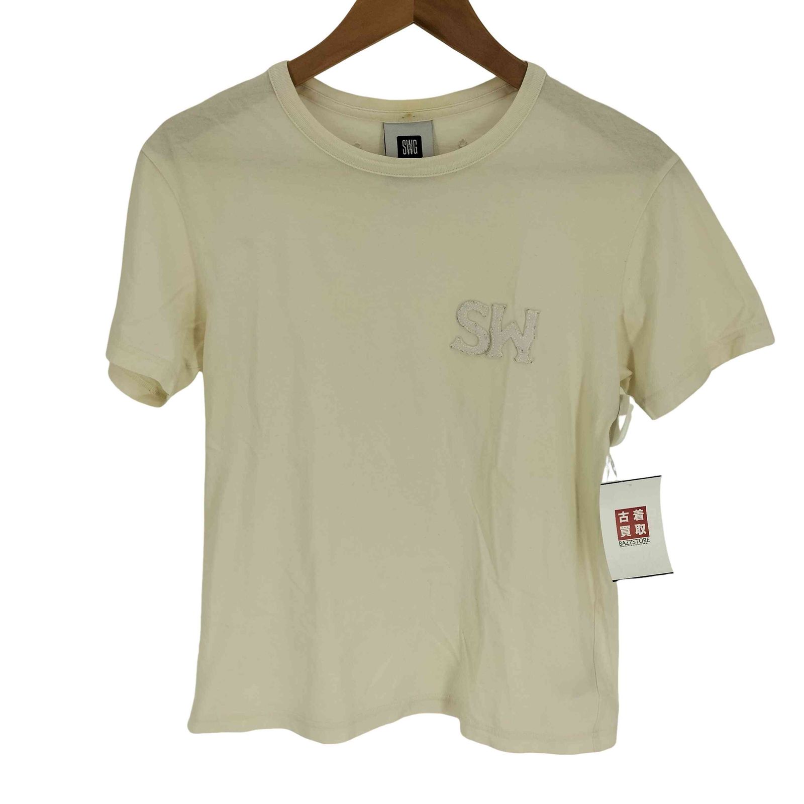 スワッガーバイエスダブリュージー SWAGGER by SWG SW ロゴ ワッペン クルーネック Tシャツ メンズ JPN：M 