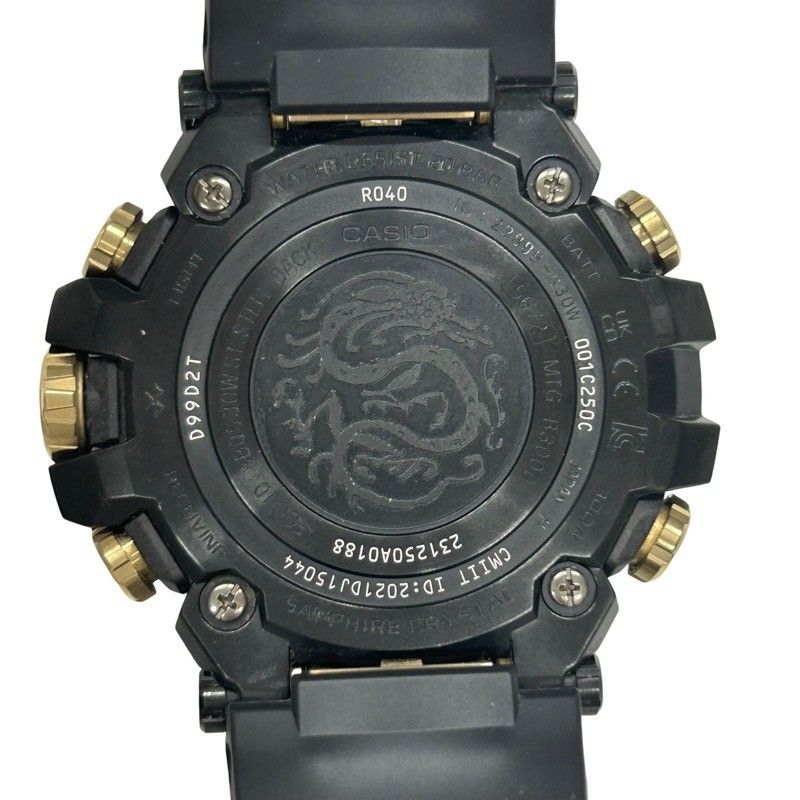 ソーラー電波クォーツ ブラック文字盤