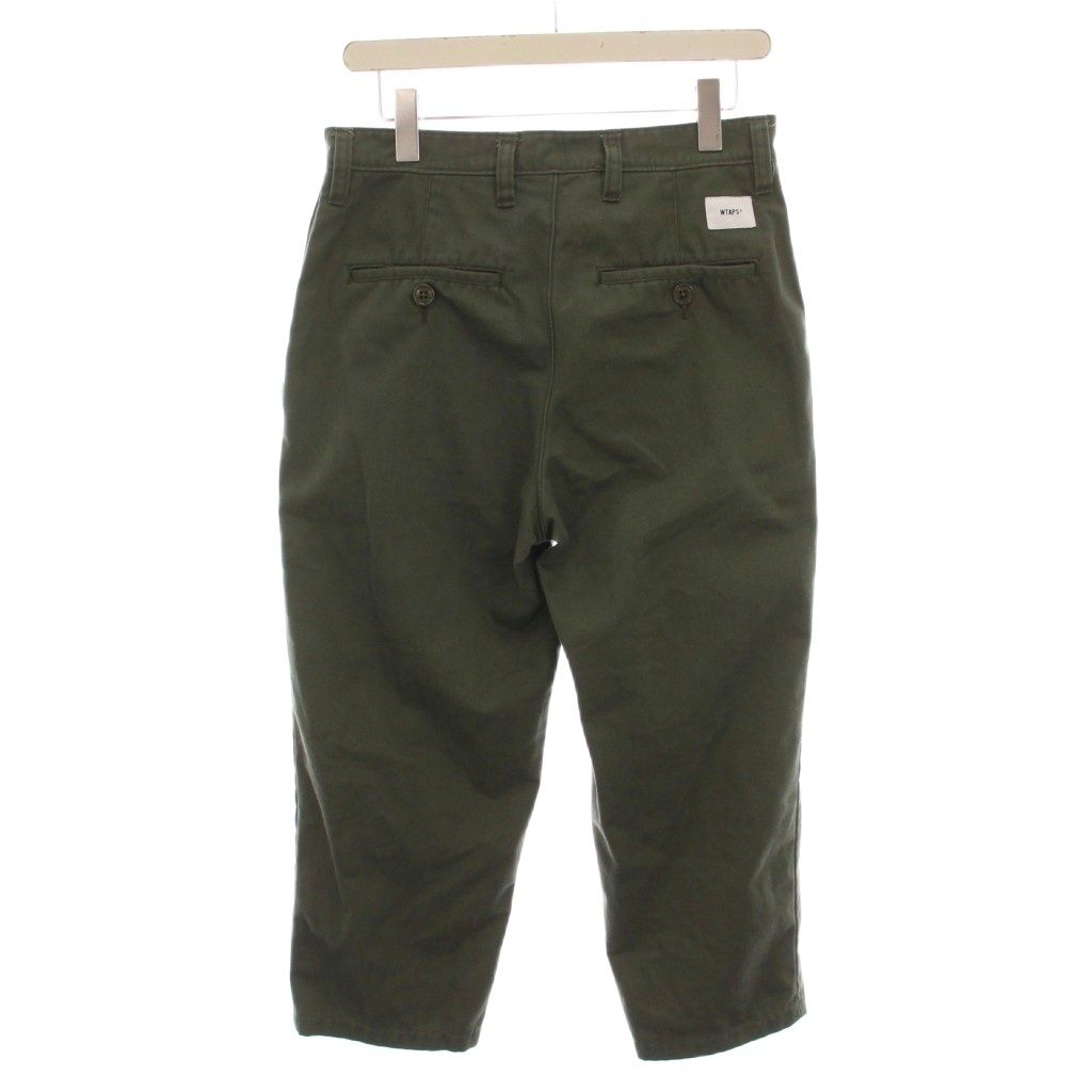 WTAPS ダブルタップス トラウザーチノワークパンツ WAY OF LIFE WTAPS 良品 ダブルタップス タックトラウザーパンツ 202TQDT