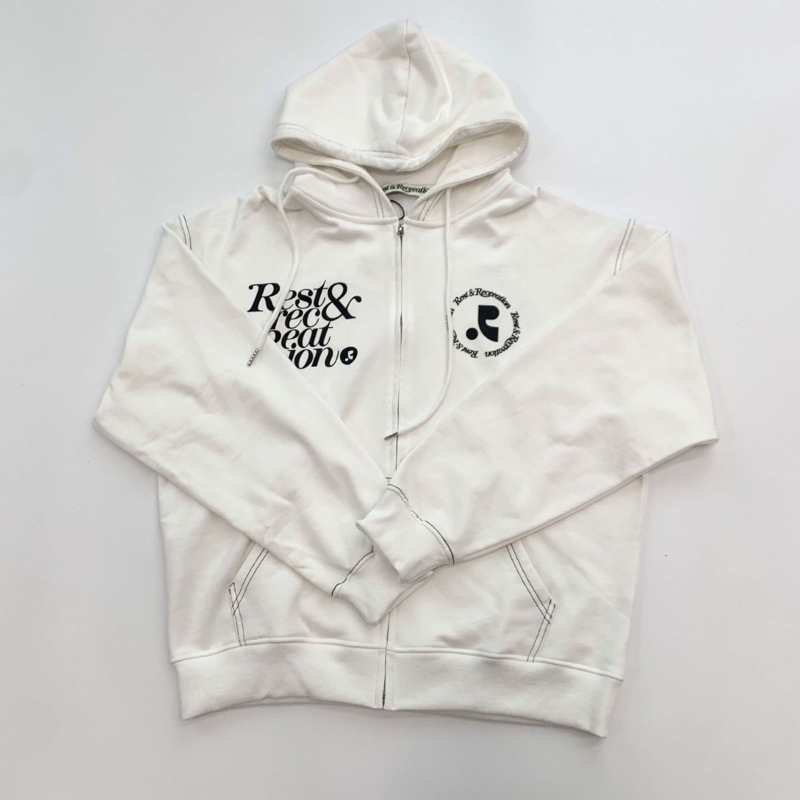 REST&RECREATION レディースファッション RR Logo トップス パーカー